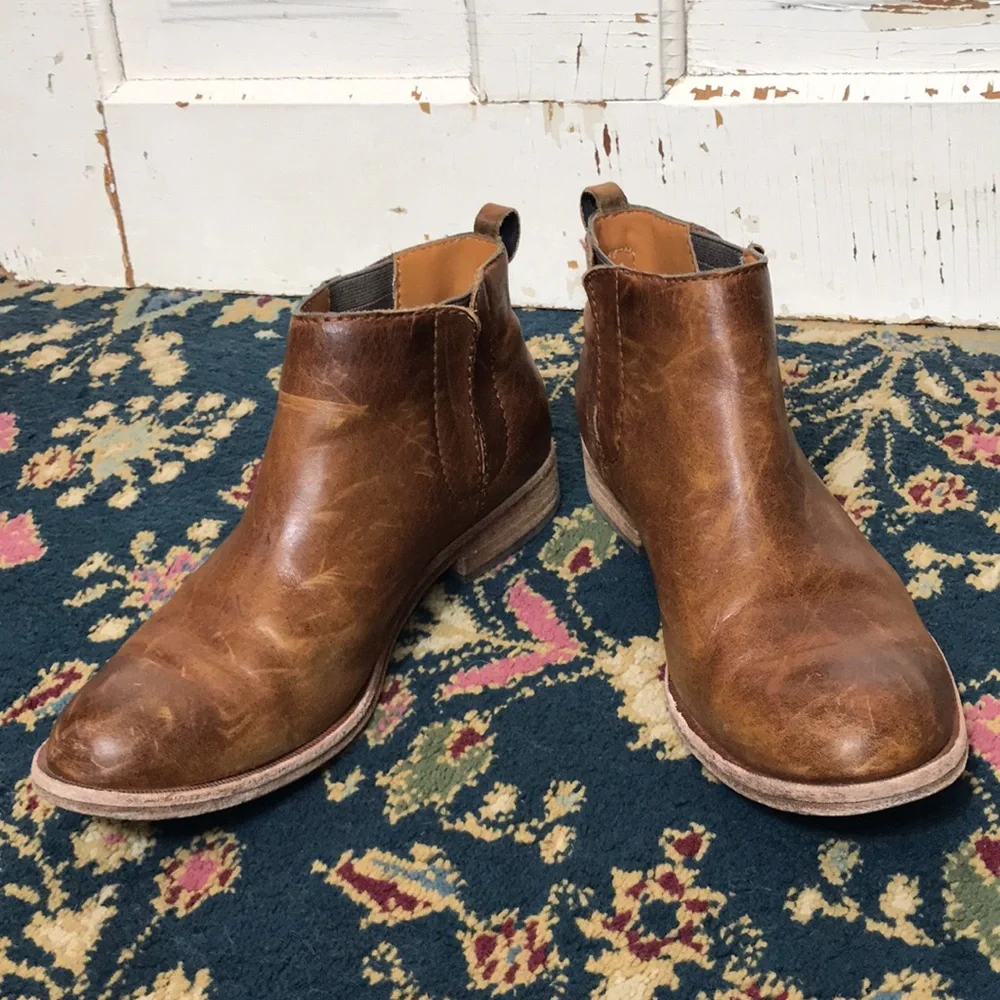 🍄 Kork-Ease Velma Brown Leather Bootie - Picture 16 of 16